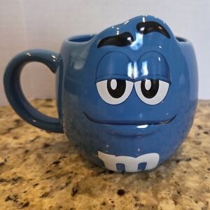 M&M's World Blue Mug Mars Licensed MM 3D Coffee Cup Large Mug Collectible 2019